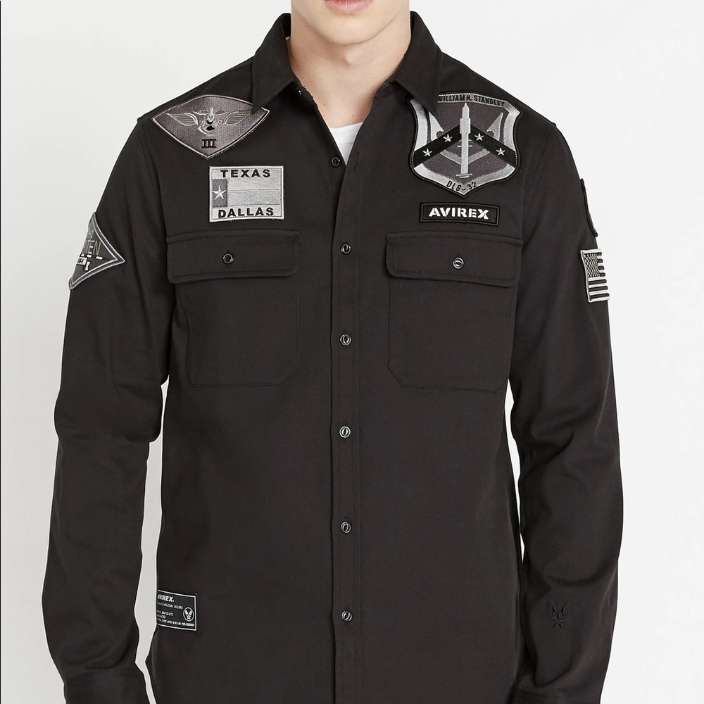 Avirex Stealth Officer Shirt Small